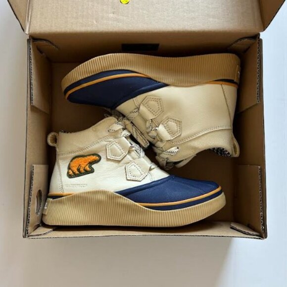 Sorel Out N About IV Classic Waterproof Duck Boot Honey White/ Dark Midnight 6.5 - Picture 8 of 16